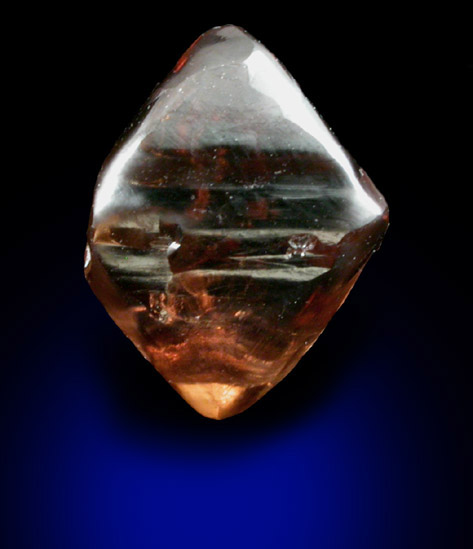 Diamond (4.78 carat brown octahedral crystal) from Argyle Mine, Kimberley, Western Australia, Australia