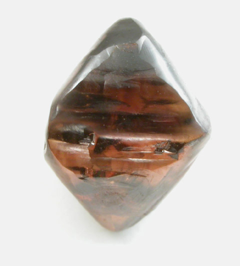 Diamond (4.78 carat brown octahedral crystal) from Argyle Mine, Kimberley, Western Australia, Australia