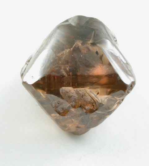 Diamond (3.63 carat brown octahedral crystal) from Argyle Mine, Kimberley, Western Australia, Australia