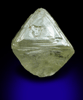 Diamond (7.80 carat yellow octahedral crystal) from Bakwanga Mine, Mbuji-Mayi (Miba), Democratic Republic of the Congo