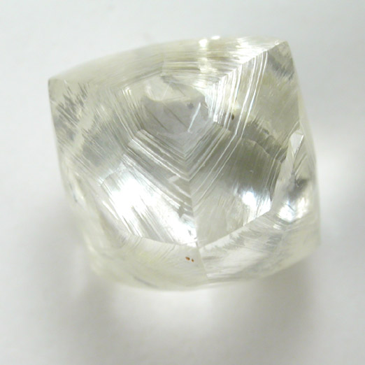 Diamond (4.19 carat gem-grade pale-yellow octahedral crystal) from Northern Cape Province, South Africa