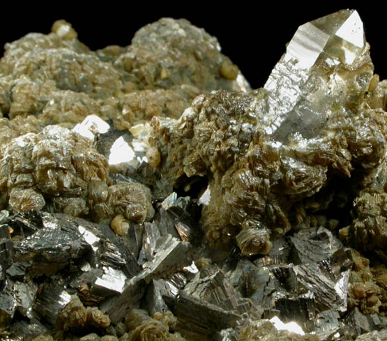 Fluorapatite, Arsenopyrite, Quartz, Muscovite from Panasqueira Mine, Barroca Grande, 21 km. west of Fundao, Castelo Branco, Portugal