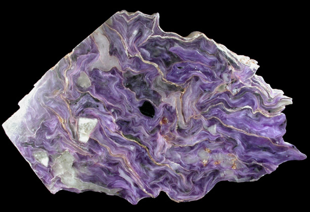 Charoite from Murunskii Massif, between the Charo and Tokko Rivers, Aldan Shield, Yakutia, Russia (Type Locality for Charoite)