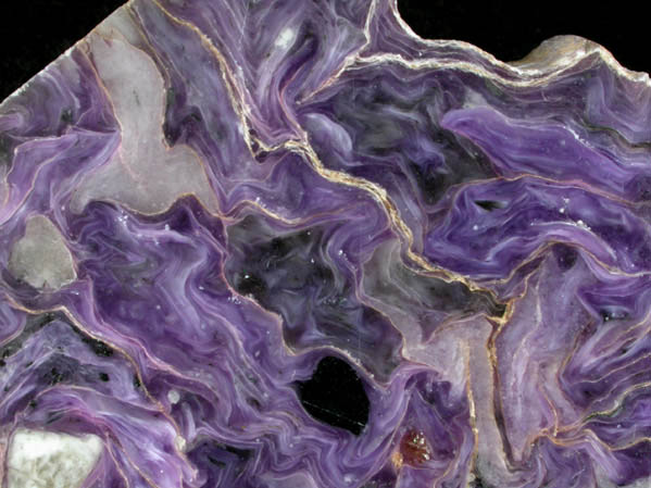 Charoite from Murunskii Massif, between the Charo and Tokko Rivers, Aldan Shield, Yakutia, Russia (Type Locality for Charoite)