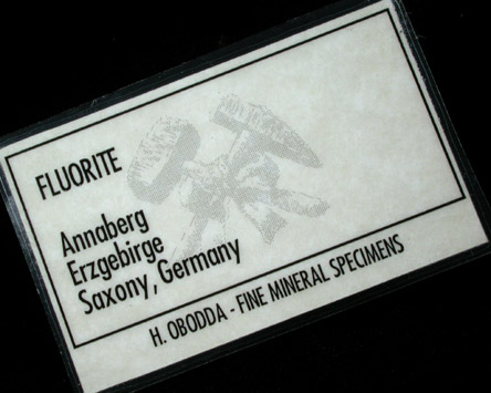 Fluorite from Frohnau, Annaberg-Buchholz, Erzgebirge, Saxony, Germany