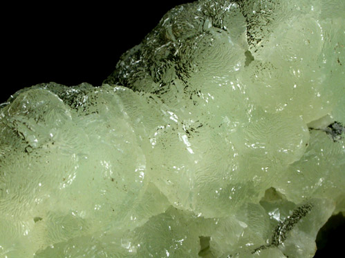 Prehnite pseudomorph after Anhydrite with Datolite from Prospect Park Quarry, Prospect Park, Passaic County, New Jersey