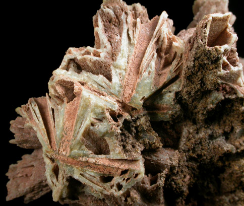 Quartz pseudomorphs after Anhydrite from Houdaille Quarry (Consolidated Quarry), Little Falls Twp., north of Montclair State University, Essex County, New Jersey