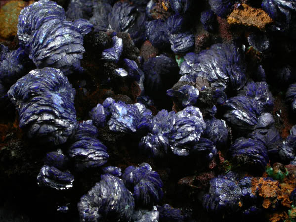 Azurite and Malachite from Bisbee, Warren District, Cochise County, Arizona