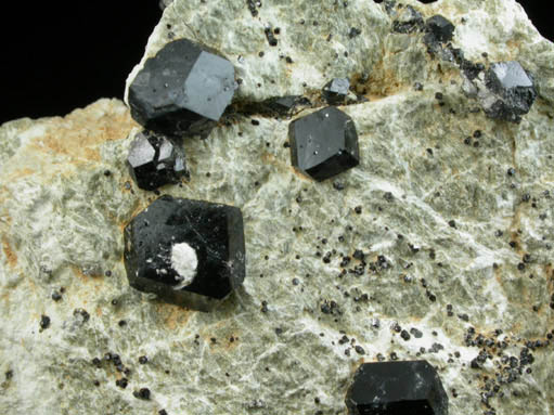 Andradite var. Melanite Garnet from New Idria District, San Benito County, California