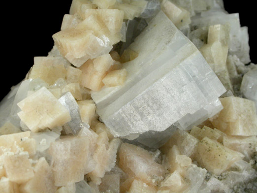 Apophyllite and Chabazite-Ca from Prospect Park Quarry, Prospect Park, Passaic County, New Jersey