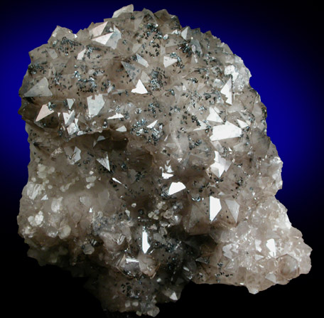 Quartz var. Smoky with Hematite inclusions from Houdaille Quarry (Consolidated Quarry), Little Falls Twp., north of Montclair State University, Essex County, New Jersey