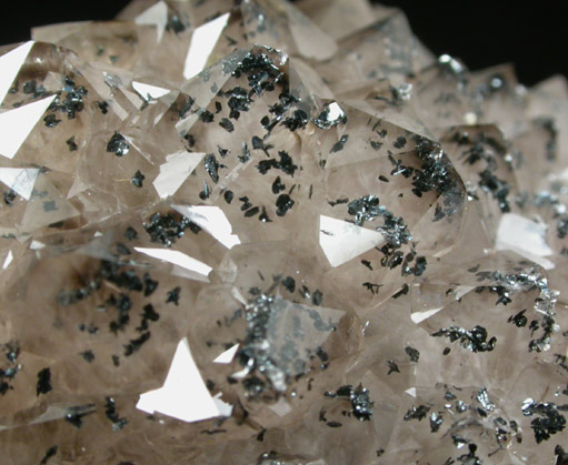 Quartz var. Smoky with Hematite inclusions from Houdaille Quarry (Consolidated Quarry), Little Falls Twp., north of Montclair State University, Essex County, New Jersey