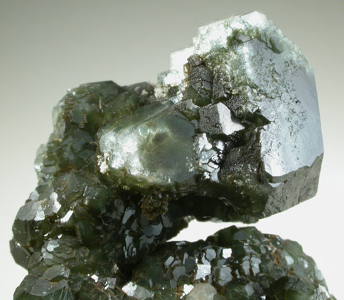 Apophyllite with Celadonite inclusions from Millington Quarry, Bernards Township, Somerset County, New Jersey