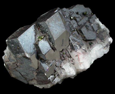 Calcite, Chalcopyrite, Hematite from Balmat No. 3 Mine, Balmat, St. Lawrence County, New York