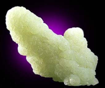 Prehnite from Upper New Street Quarry, Paterson, Passaic County, New Jersey