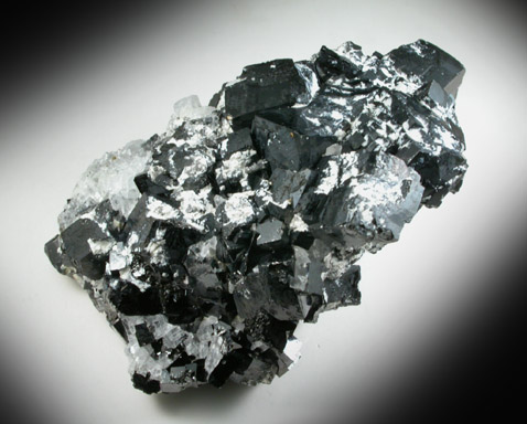 Magnetite (rare cubic and tetrahexahedral crystal form) from ZCA Mine No. 4, Fowler Ore Body, 2500' Level, Balmat, St. Lawrence County, New York