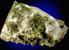 Pyromorphite with Quartz from Wheatley Mine, Phoenixville, Chester County, Pennsylvania