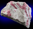 Elbaite var. Rubellite Tourmaline in Lepidolite from Stewart Mine, Pala District, San Diego County, California