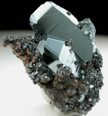 Hematite with Andradite Garnet from Wessels Mine, Kalahari Manganese Field, Northern Cape Province, South Africa