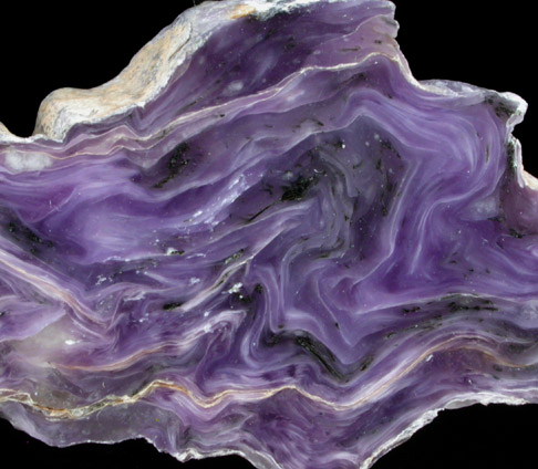 Charoite from Murunskii Massif, between the Charo and Tokko Rivers, Aldan Shield, Yakutia, Russia (Type Locality for Charoite)