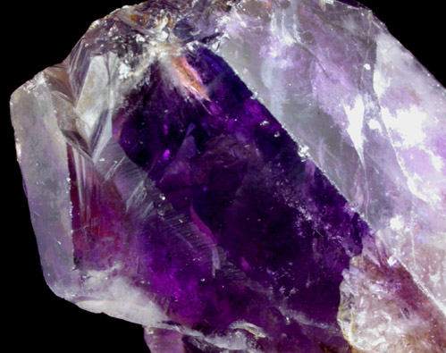 Quartz var. Amethyst from Amelia Courthouse, Amelia County, Virginia