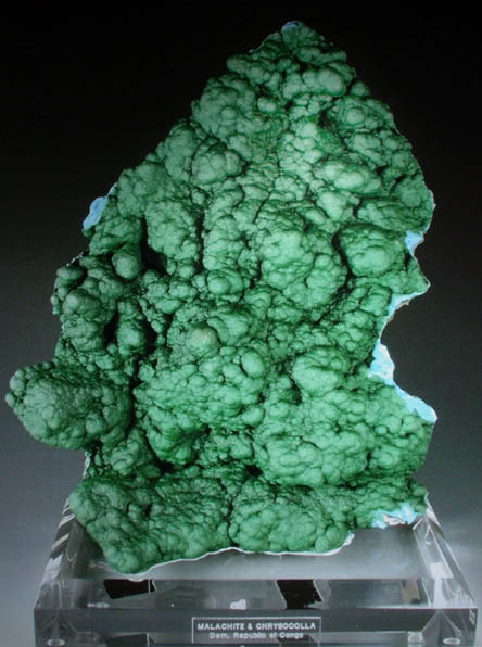 Malachite from Katanga Copperbelt, Lualaba Province, Democratic Republic of the Congo