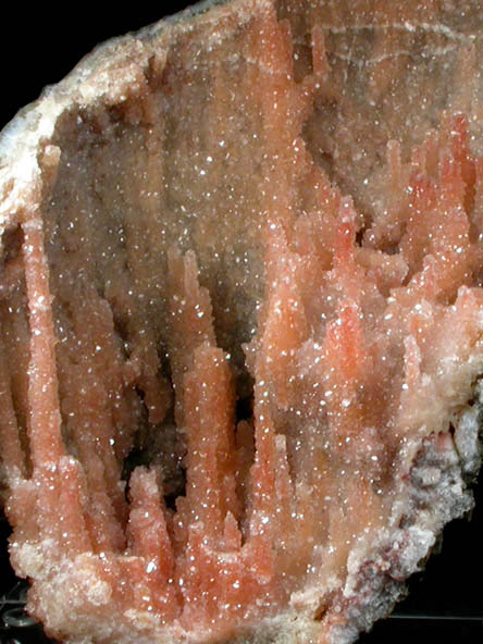 Quartz over Chalcedony with Hematite inclusions from High Atlas Mountains, Khenifra Province, Morocco