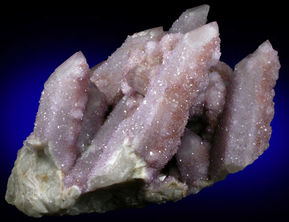 Quartz var. Amethyst (Cactus Quartz) from Boekenhouthoek area, Mpumalanga Province, South Africa