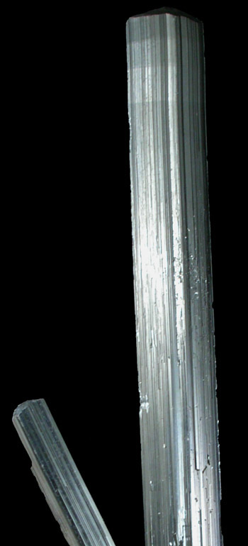 Stibnite from Xikuangshan, 12 km northeast of Lengshuijiang, Hunan Province, China