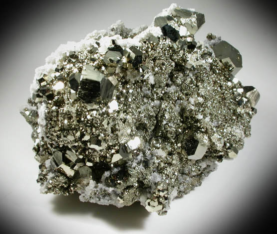 Pyrite and Calcite from Concepcin del Oro, Zacatecas, Mexico