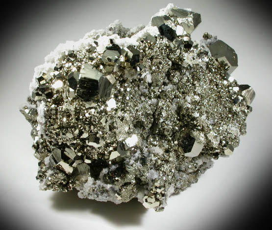 Pyrite and Calcite from Concepcin del Oro, Zacatecas, Mexico