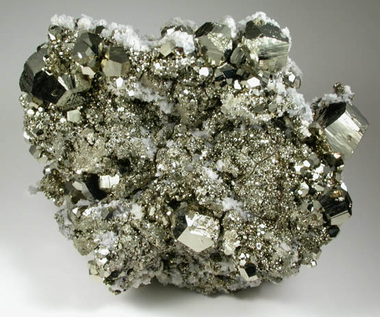 Pyrite and Calcite from Concepcin del Oro, Zacatecas, Mexico