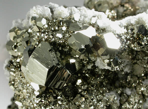 Pyrite and Calcite from Concepcin del Oro, Zacatecas, Mexico