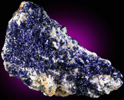 Azurite on Dolomite from Touissit Mine, 21 km SSE of Oujda, Jerada Province, Oriental, Morocco