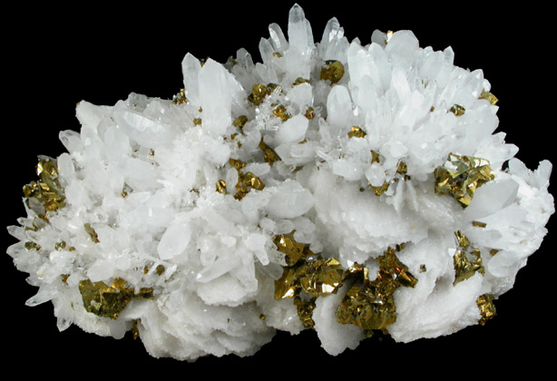 Quartz, Chalcopyrite, Dolomite from Cavnic Mine (Kapnikbanya), Maramures, Romania