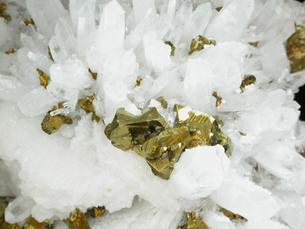 Quartz, Chalcopyrite, Dolomite from Cavnic Mine (Kapnikbanya), Maramures, Romania