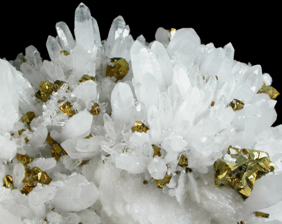 Quartz, Chalcopyrite, Dolomite from Cavnic Mine (Kapnikbanya), Maramures, Romania