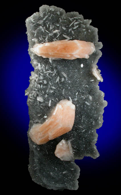 Stilbite-Ca on Quartz from Jalgaon, Maharashtra, India