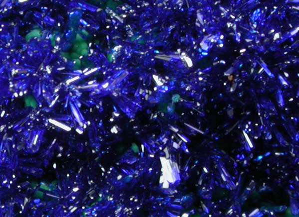 Azurite and Malachite from Kerrouchene, Middle Atlas Mountains, Khnifra Province, Morocco