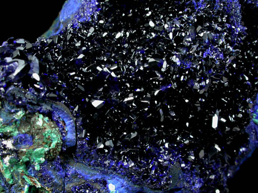 Azurite with Malachite from Liufengshan Mine, Guichi, Anhui Province, China