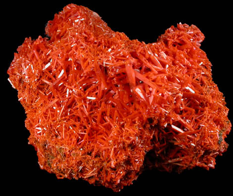 Crocoite from Adelaide Mine, Dundas, Tasmania, Australia