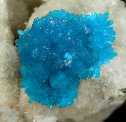 Cavansite on Stilbite-Ca from Wagholi Quarry, Maharashtra, India