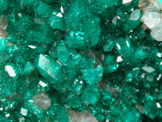 Dioptase from Altyn-Tyube, 66 km east of Karagandy, Karaganda Oblast', Kazakhstan (Type Locality for Dioptase)