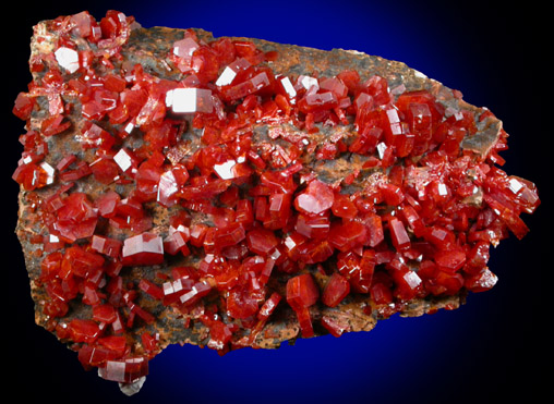 Vanadinite from Mibladen, Haute Moulouya Basin, Zeida-Aouli-Mibladen belt, Midelt Province, Morocco