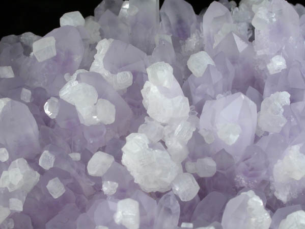 Quartz var. Amethyst with Dolomite from San Juan de las Rayas Mine, Guanajuato, Mexico