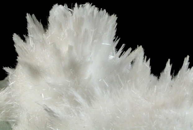 Scolecite on Apophyllite from Momin Akhada, near Rahuri, 50 km north of Ahmednagar, Maharashtra, India (Type Locality for Collected ca. 2001)