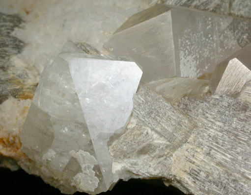 Topaz on Muscovite with Quartz from Dassu, Braldu Valley, Baltistan, Gilgit-Baltistan, Pakistan