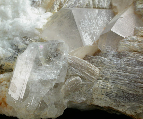 Topaz on Muscovite with Quartz from Dassu, Braldu Valley, Baltistan, Gilgit-Baltistan, Pakistan