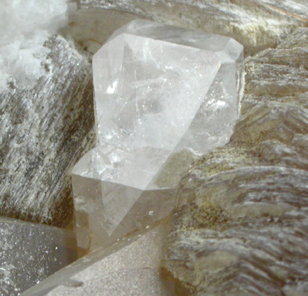 Topaz on Muscovite with Quartz from Dassu, Braldu Valley, Baltistan, Gilgit-Baltistan, Pakistan