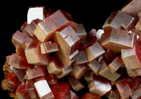 Vanadinite from Mibladen, Haute Moulouya Basin, Zeida-Aouli-Mibladen belt, Midelt Province, Morocco